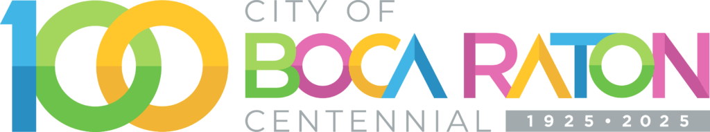 City of Boca Raton Centennial Logo City of Boca Raton Centennial Brandmark