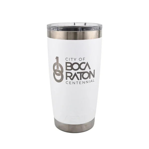 Boca100 Yeti Tumbler 20oz White