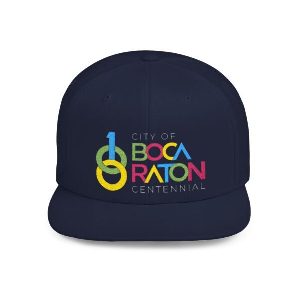 Boca100 Flat Bill Snapback Hat