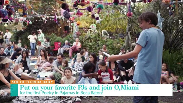 O’Miami to bring ‘Poetry in Pajamas’ to Boca Raton this fall