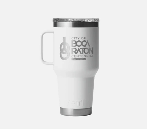 Boca100 Yeti White with Handle